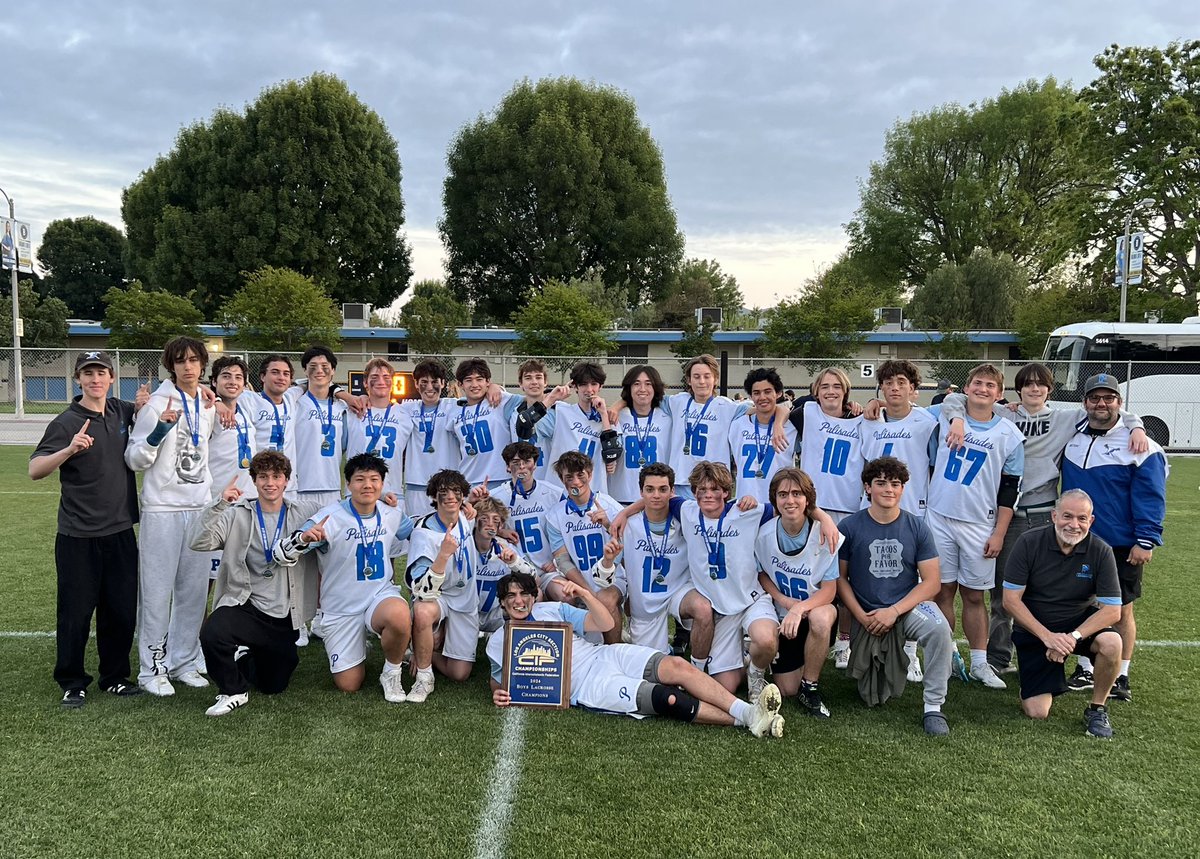 Boys Lacrosse: 🥍 Palisades 17 🏆 El Camino Real 6 Congratulations to the Dolphins on their ninth #CIFLACS title!