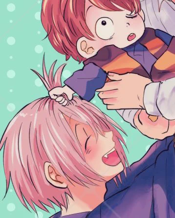 #笑顔の絵でその人の性格がわかるらしい

父は大体笑ってるんだけど水さんは鬼絡みでないとあんま笑ってないことに気づいた🥹
たくさん笑わせるよ... 