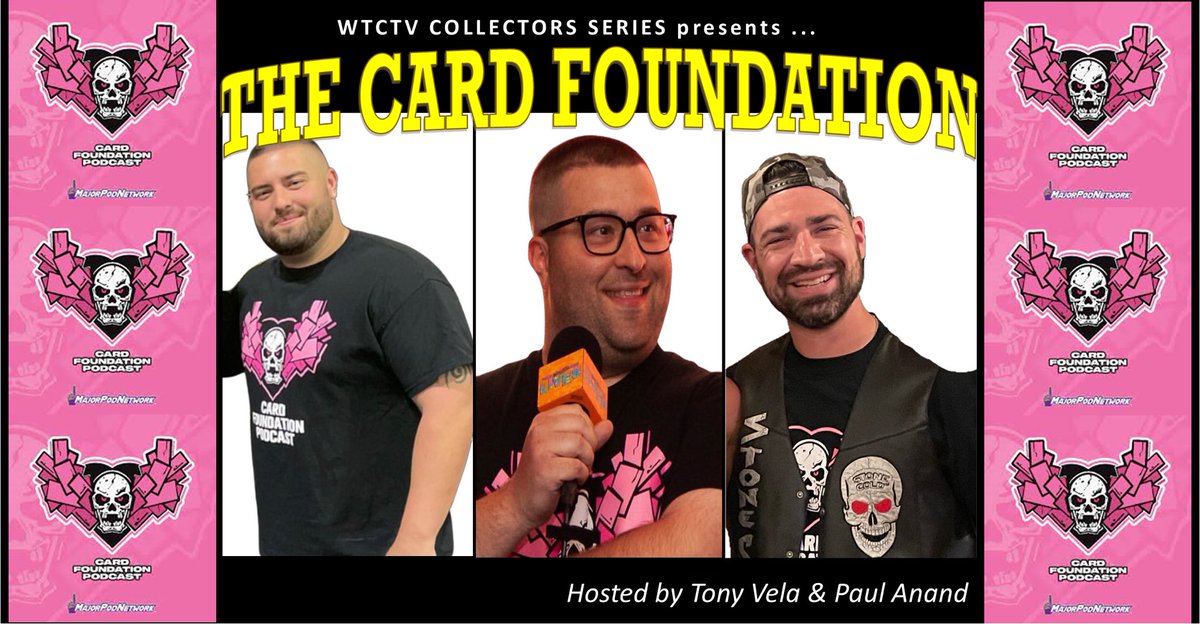 Tomorrow at 9am PST, a new episode of “WTCTV Collectors Series” drops with @cardfoundpod’s Danny Tancredi. @card_guide & I look to see - Who’s the better host of the 3? 😁 Plus, we talk about much more. Subscribe! #wrestlingcards youtube.com/@WrestlingTrad…