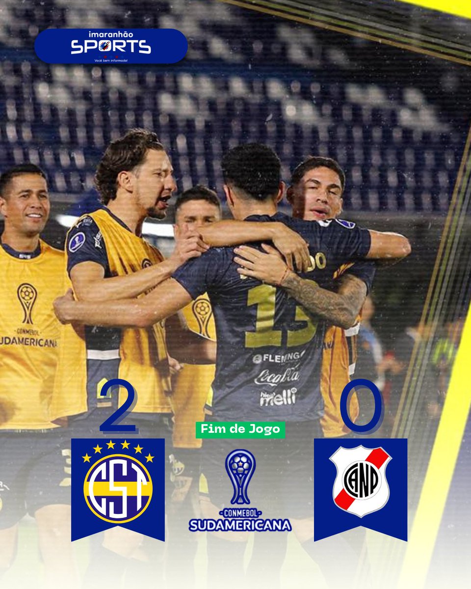 O @sportivotrinidense fez 2-0 sobre o @nacionalpotosi e venceu pela primeira vez no Grupo D da CONMEBOL #Sudamericana!