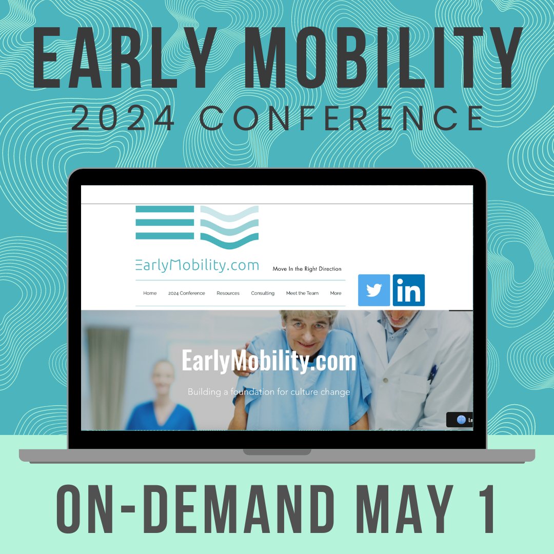 In case you missed us this year in person, you can catch the conference videos, uploaded May 1! Keep an eye on EarlyMobility.com😉