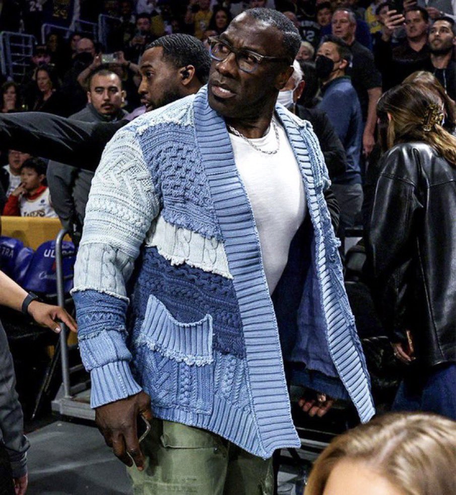 WE NEED @SHANNONSHARPE COURTSIDE FOR GAME 3 😤