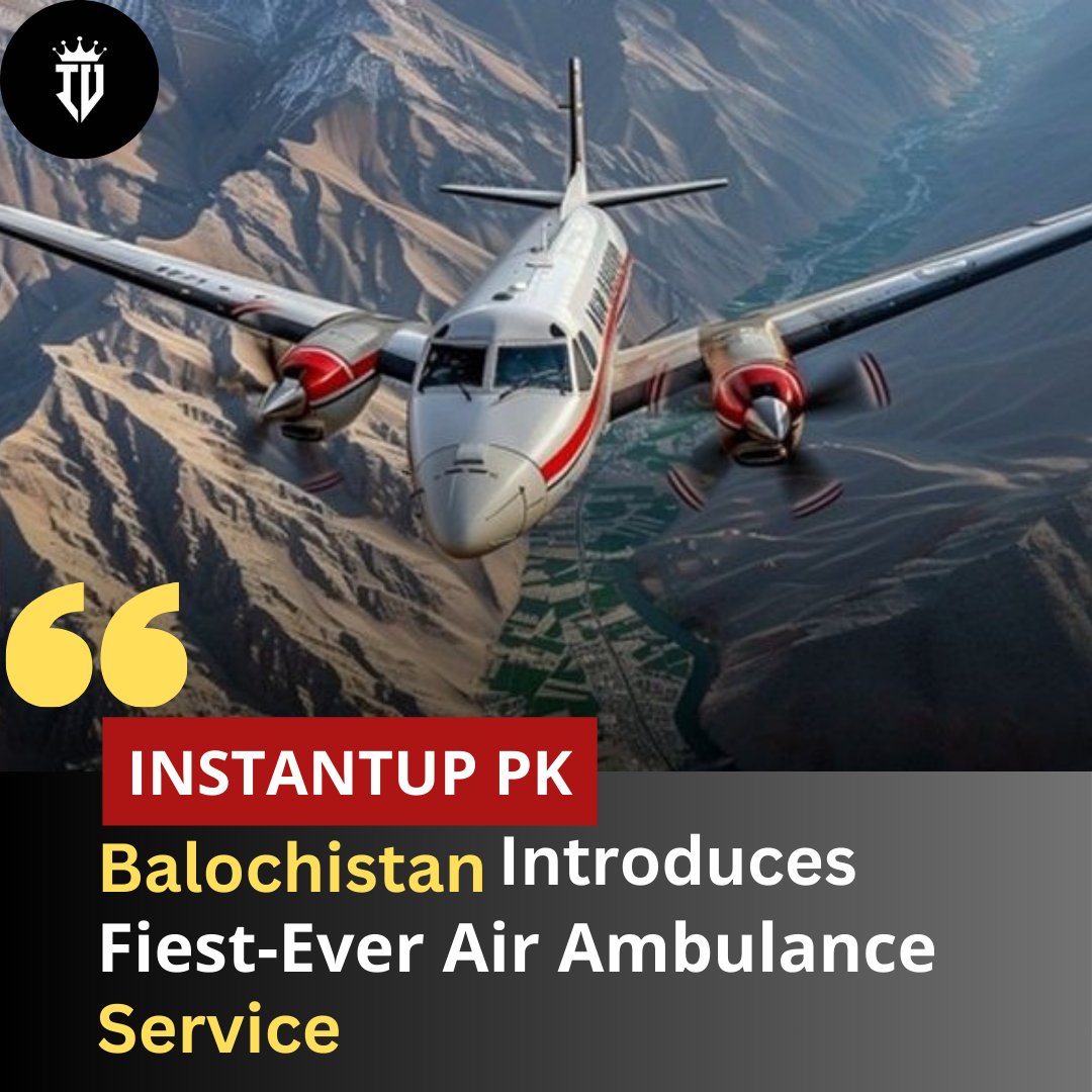 Balochistan launches its first air ambulance service, using a government-owned plane to provide emergency medical transfers, underscoring a commitment to enhancing healthcare access for its residents.

#Balochistan #CM #Ambulance #service #FirstEver