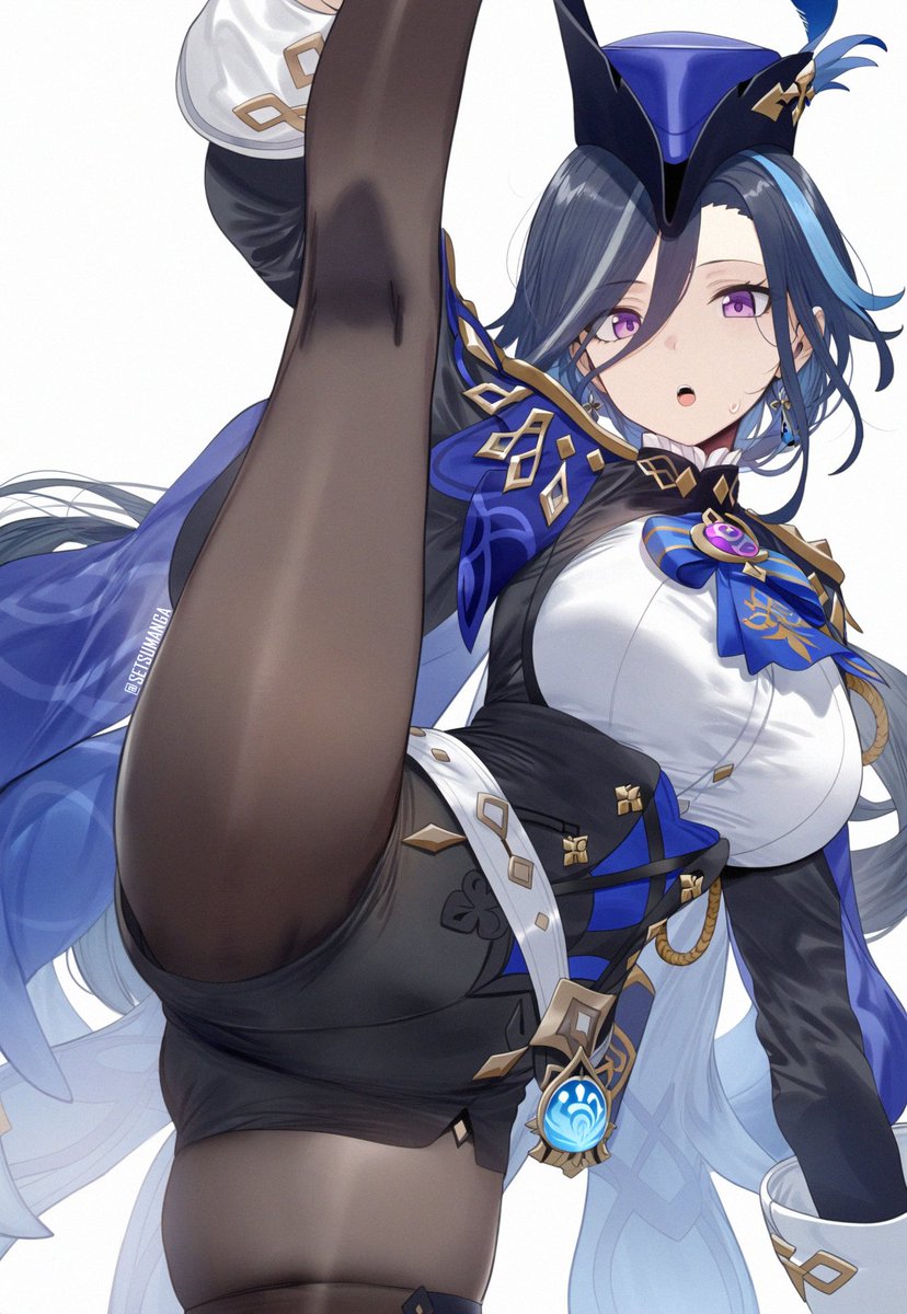 SetsuLewds's tweet photo. Stretching out 🤸‍♂️
#原神 #GenshinImpact #Clorinde https://t.co/MS1hLI9z62