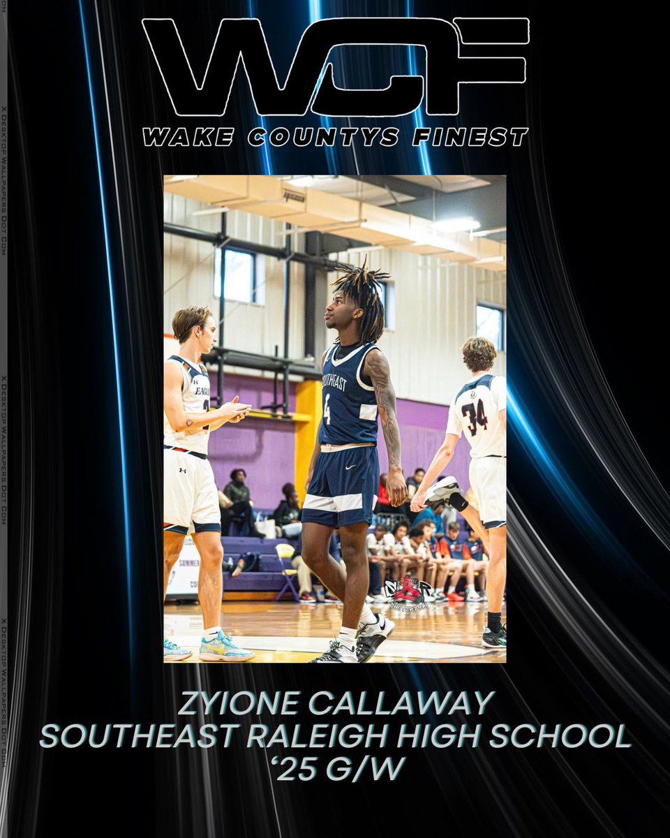 Our last piece to the puzzle. Welcome G/W Zyione Callaway! Callaway excelled on the defensive end this season for Southeast Raleigh and has grown a ton as player. Super excited to have him joining us for the summer!