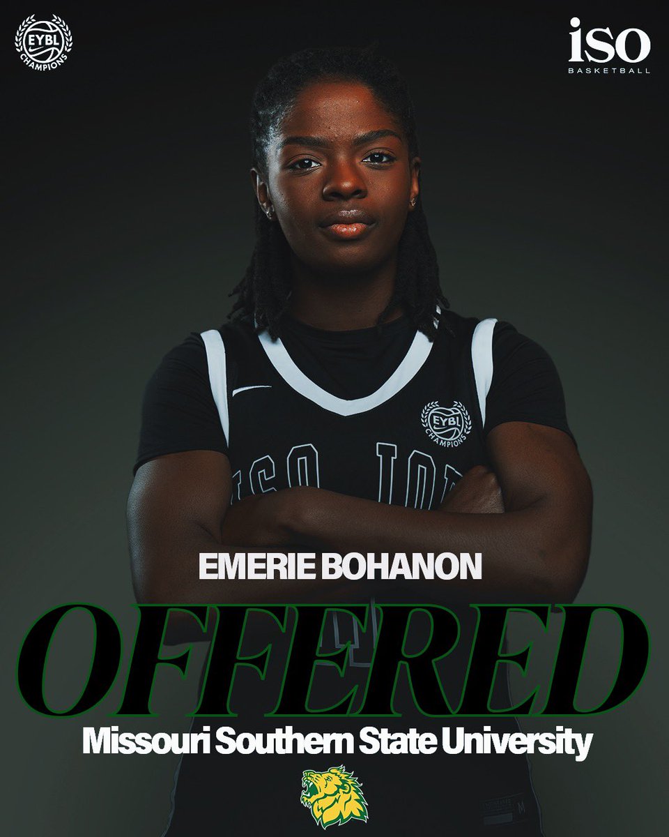 🚨 Scholarship Offer 🚨 Excited to announce that ‘25 Emerie Bohanon has been offered a basketball scholarship by Missouri Southern State University. 🏀 | @emerie_b11