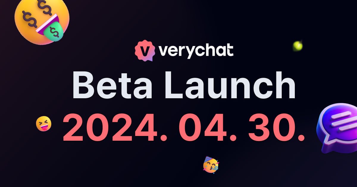 verylabs's tweet photo. 🚀 Verychat is launching! 🎉 
On-device AI Chat Platform to enhance your safe Web3 journey. Launching on April 30, 2024!

📱 Available on Android & Apple
💰 Pre-registrars can mine $VERY immediately! 
🔑 Regular users need an invitation ID to start mining. 💸 Sign up if you pre-registered to receive 100 $VERY!

Thank you to our 12,000+ pre-registrants. Stay tuned for pre-registration results before launch!

#Verychat #VeryNetwork