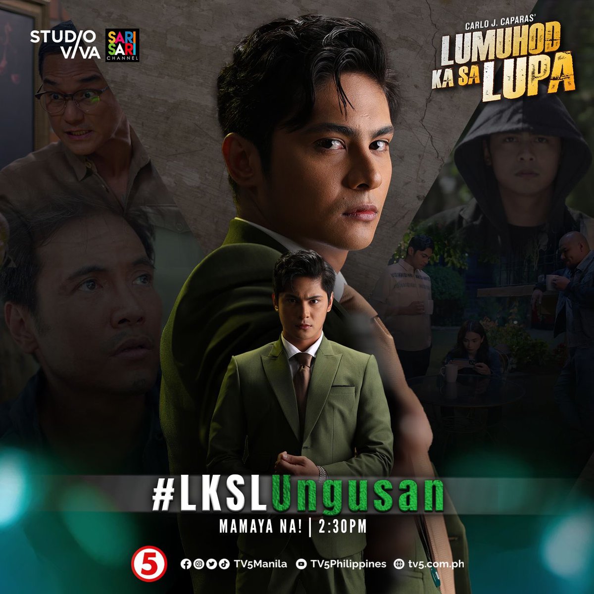 Lahat mag-aagawan. Lahat mag-uungusan. Sino ang mauuna sa paghanap sa taong may hawak ng katotohanan? 

Carlo J. Caparas’ #LumuhodKaSaLupa from Mondays to Fridays, 2:30PM sa TV5 at 8:00PM naman sa Sari Sari Channel.

#LKSLUngusan
#KikoEstrada #LKSL