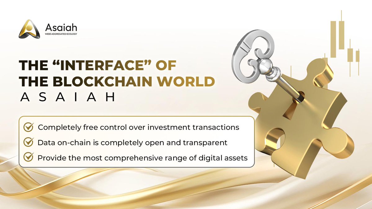 Asaiah_Web3's tweet photo. 🔌The “interface” of the blockchain world——#Asaiah

🔗All data is uploaded to the chain, completely open and transparent.#RWA 

🌟Digital asset investment management transactions are completely controlled by users themselves, and they have absolute autonomy over their assets. https://t.co/chvQxijmUY