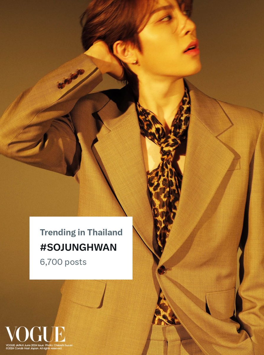 [🐮✨️] TRENDING! ขณะนี้แฮชแท็ก #SOJUNGHWAN กำลังติดเทรนด์อยู่ค่ะ รักน้อง เชียร์น้อง อวยน้อง อย่าลืมติดแฮชแท็กกันนะคะ เอนเกจนี้เพื่อน้องค่ะ ❤️‍🔥 #소정환 #ジョンファン @treasuremembers