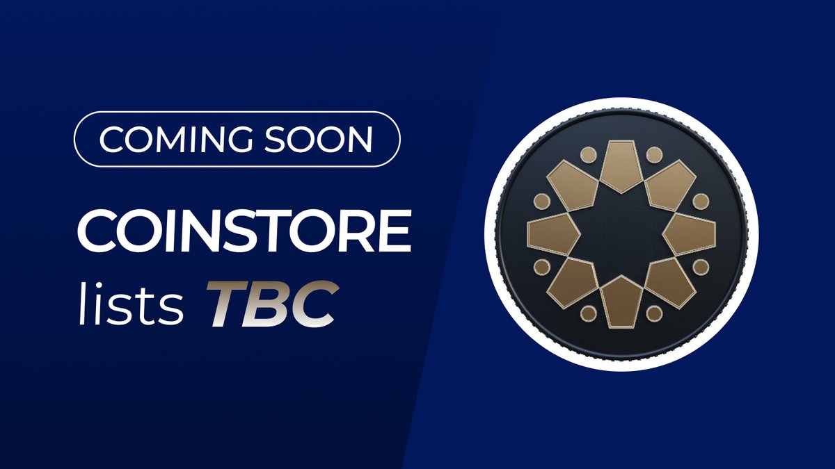 🔥 NEW LISTING ON COINSTORE 🔥 👏 Welcome: @tourbillionapp $TBC 👏 Watch this space for more👇 🌎 Official website: tourbillion.app 👩‍👧‍👦Official Telegram: t.me/tourbillionapp