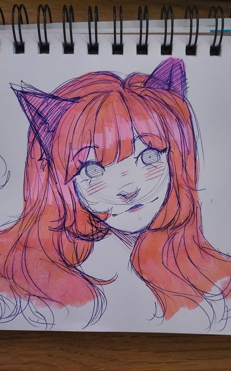 I try to sketch whenever I can.... but finals are quickly approaching 

Anywho here's a lovely lady 
#aphmau #kawaiichan #mcd #minecraftdiaries #minecraftfanart #sketch #art #fanart #aphmaufanart