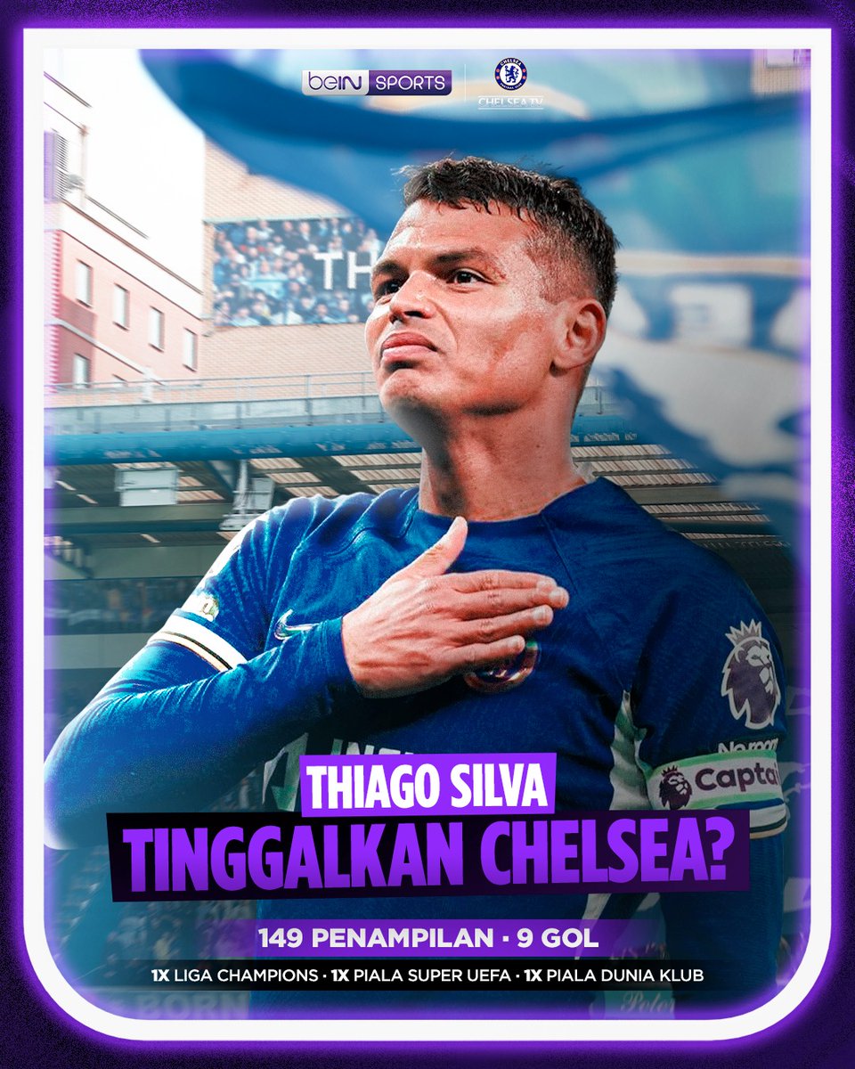 Kalo jadi pergi musim depan, apakah Chelsea tanpa Thiago Silva bakal baik-baik aja? #beINChelseaTV