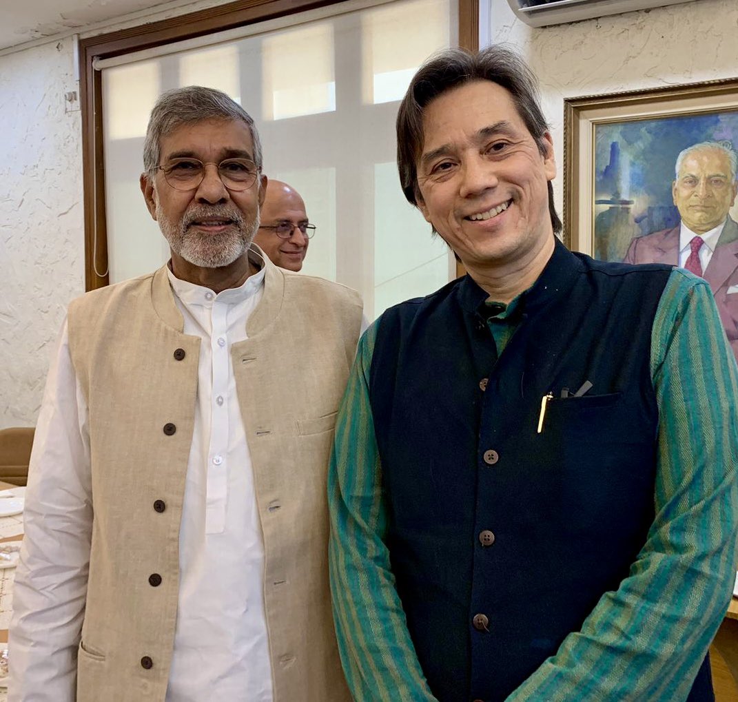 Consul General @SwedenCGMumbai had the honour to meet Indian Nobel Laureate Shri @k_satyarthi in Mumbai. Thank you @IMC_India! @SamirSomaiya #swedenindiasambandh @NobelPrize @SwedeninIndia @IndiainSweden