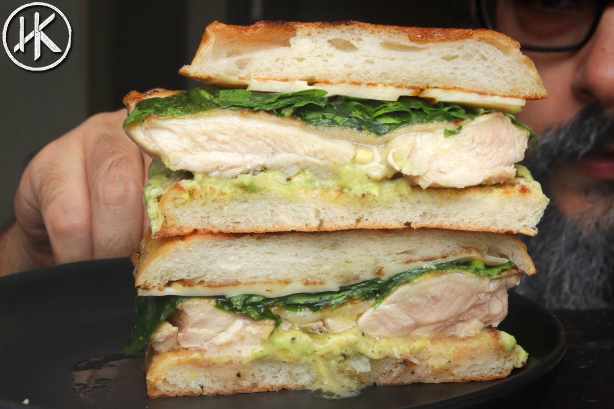 Rate my sandwich on a scale of 1-10 Who doesn't love a good sandwich? Make this with any bread you like, this chicken & avocado sandwich is a banger. Watch the video here: youtu.be/rysXY0dPe0k #RecipeOfTheDay #recipes