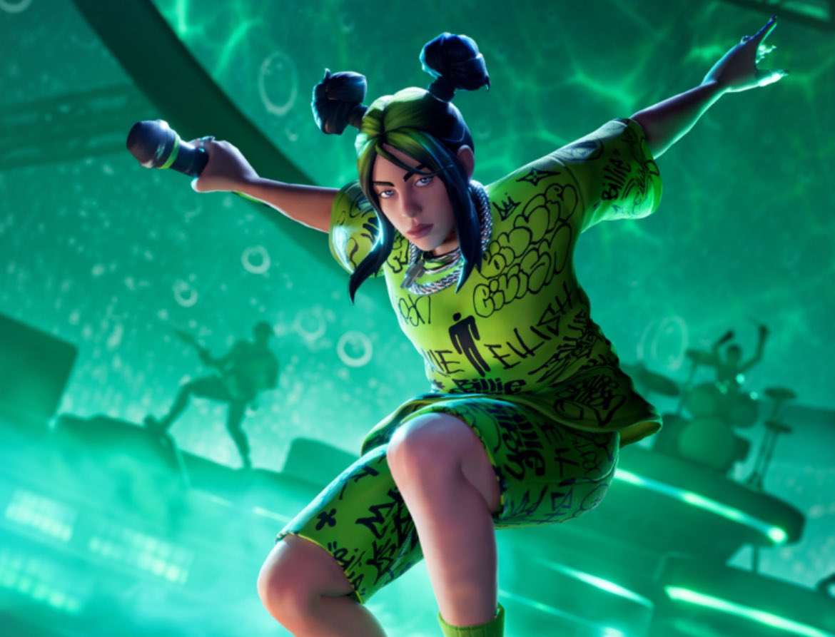 peely_official's tweet photo. Billie Eilish in Fortnite! https://t.co/rbrZRNoTOZ