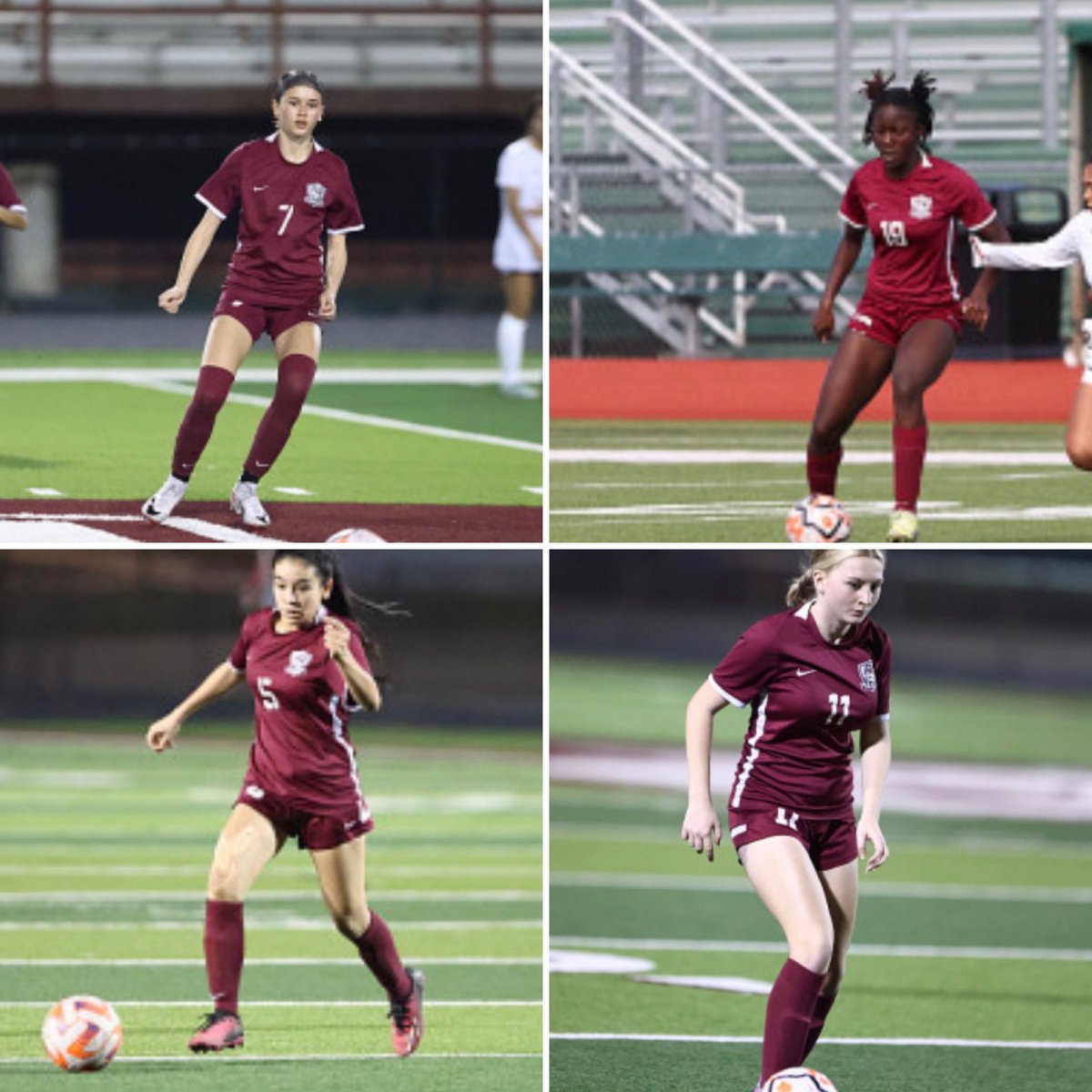 Congrats to Morgynn Maines, Amora Turner, Avery Klice and Esme Rodriguez for earning 2nd team All district in 14-5A! @roisdathletics @rohighschool @soccer_rohs