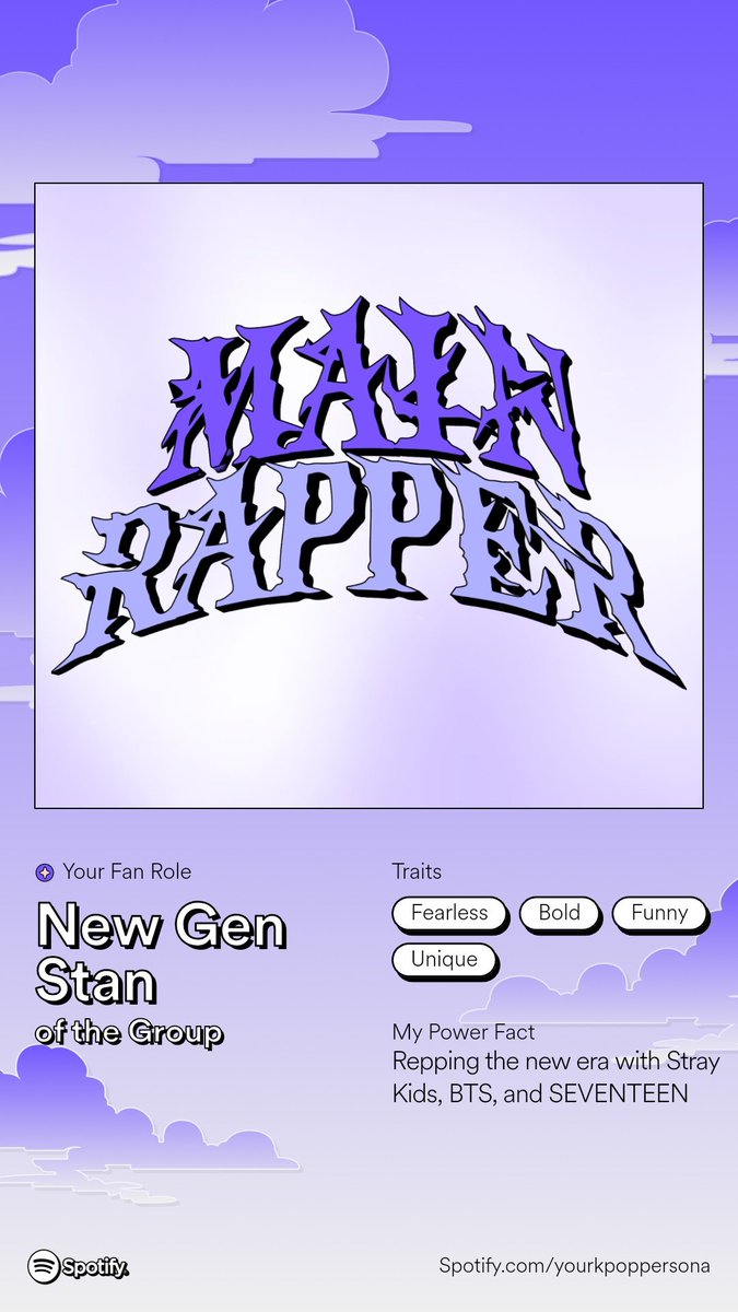CastOmega's tweet image. I found out what my K-Pop Persona is — what do you think? 👀

Get your own fan role and custom photocard now: Spotify.com/yourkpoppersona
open.spotify.com/site/your-k-po…