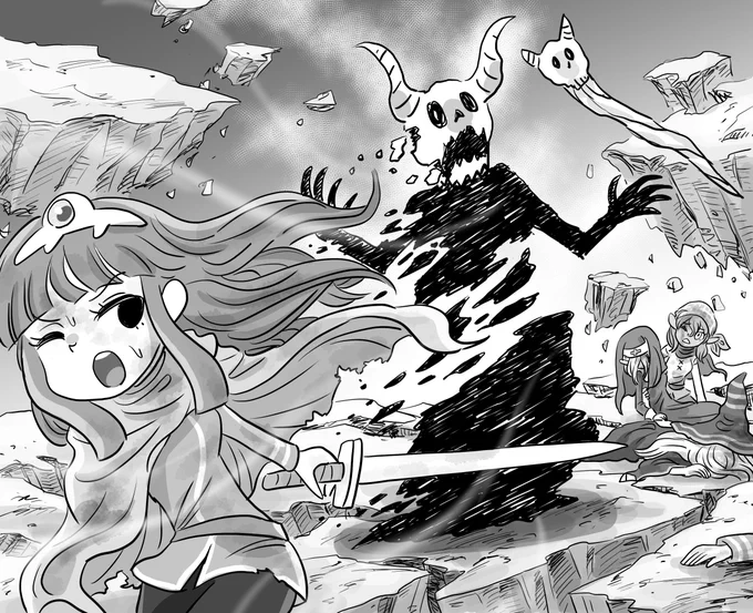 勇者たちは魔王をたおした
世界にひとときの平穏が訪れた 