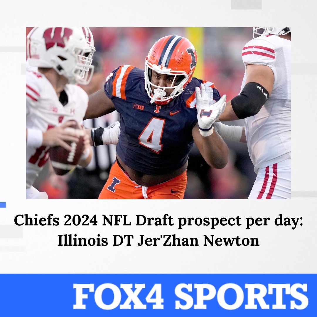 FOX4 takes a look at Illinois defensive tackle Jer'Zhan Newton and how he can fit if the Kansas City Chiefs select him. trib.al/2BMEgAI