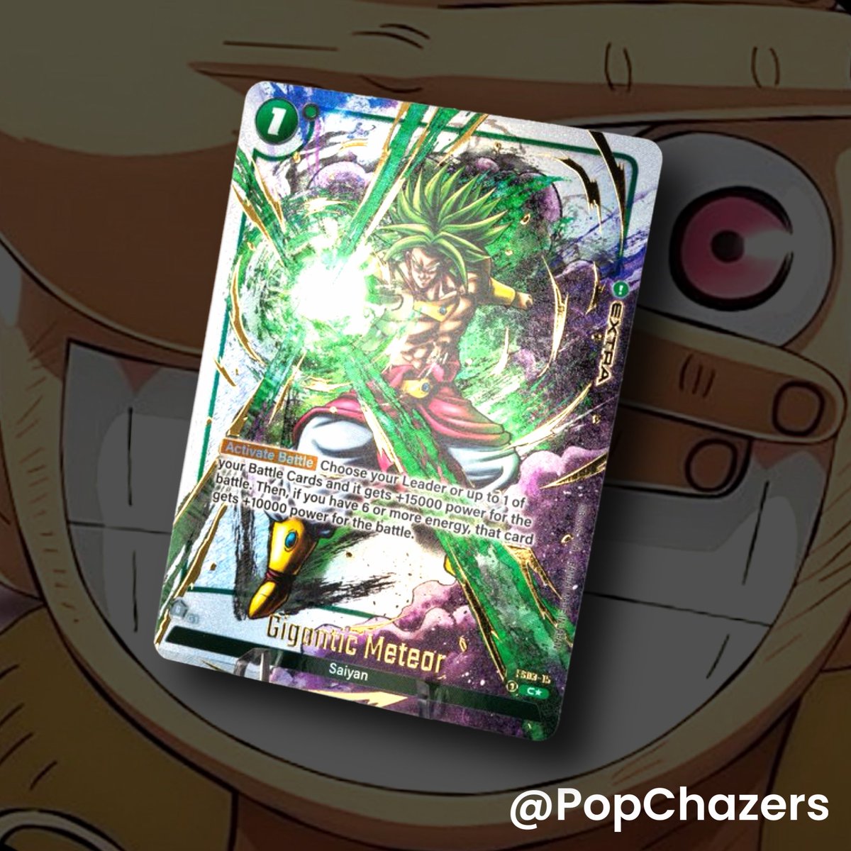 Dragon ball Fusion World Blazing Aura FB-02 New Live Reveal: First Looks at the New Alternate-Art Extra Card!! Gigantic Meteor!! 💥 

⭐️ Official Release: May 10, 2024

#dragonballsuper #dbsfw #dbscardgame