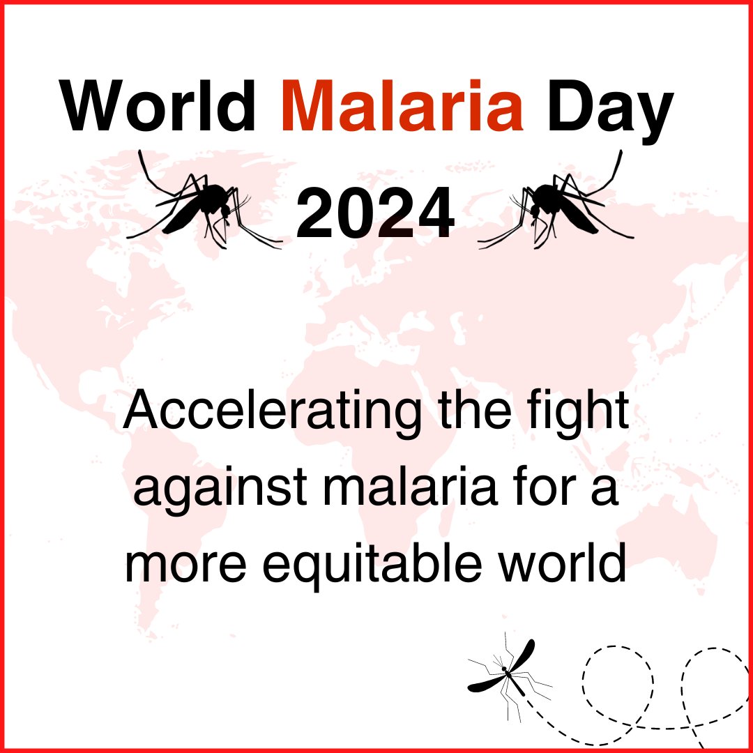 Tomorrow is World Malaria Day!
25 April 2024
It is time to “Accelerate the fight against malaria for a more equitable world”.

#WorldMalariaDay 
#genderequity
#HumanRights 
#ZeroMalariaStartsWithMe
#AccelerateTheFight
#EndMalaria 

@BarwonHealth @Deakin @IMPACTDeakin
