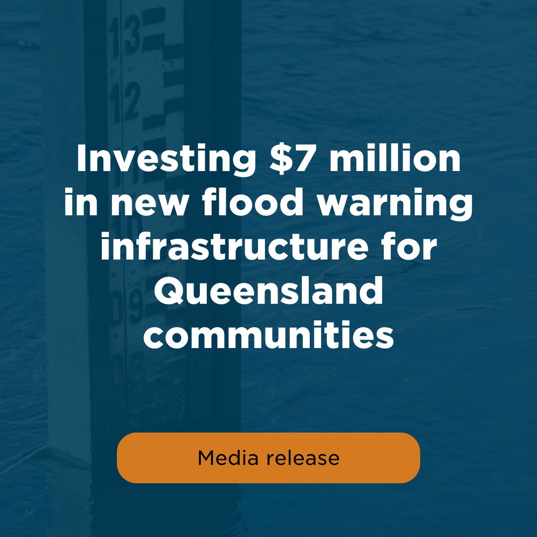 The Australian Government is investing $7 million in new and upgraded assets for Queensland's Flood Warning Infrastructure Network, further strengthening the state's flood resilience. Learn more: nema.gov.au/about-us/media…