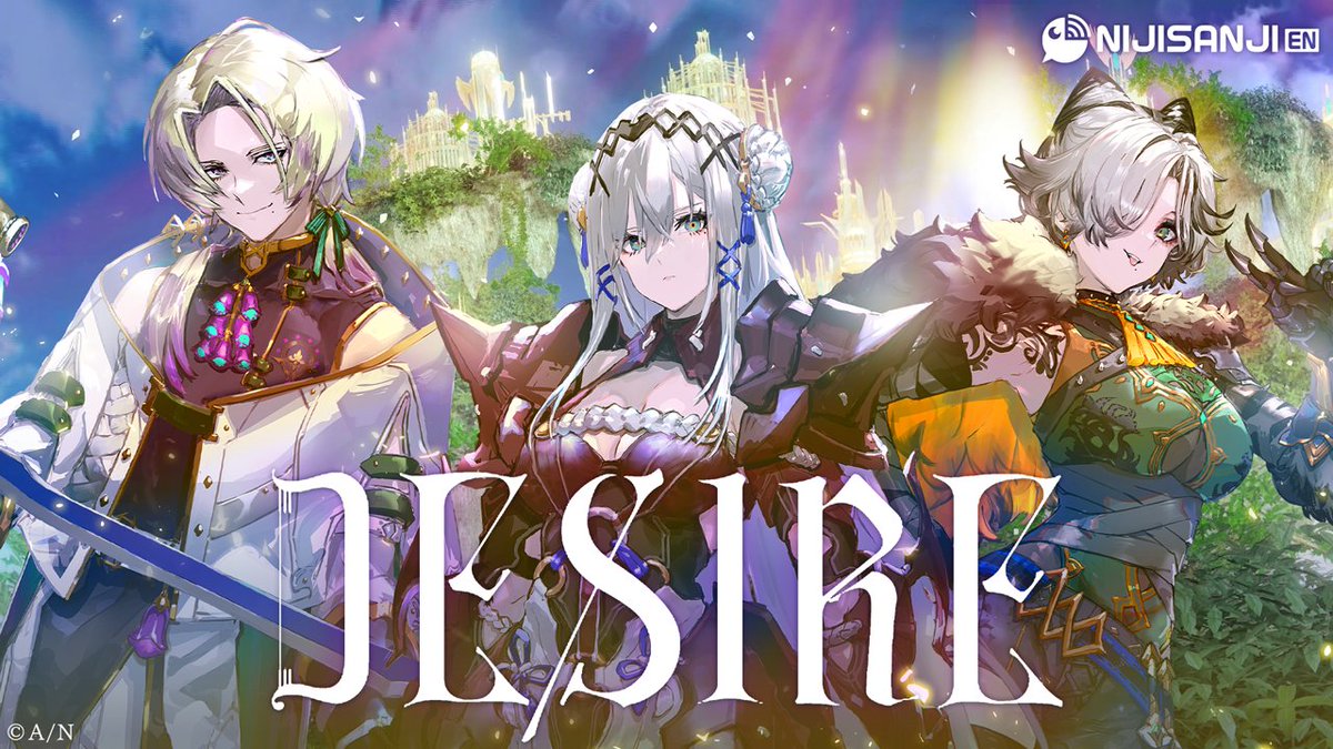 【TTT - DESIRE Official Music Video release 🎉】 In celebration of @KunaiNakasato, @VBrightshield, @ClaudeClawmark 's Half Anniversary, we're excited to announce the official MV release of TTT's theme song 'DESIRE'! Catch the premiere on the EN official YouTube channel 🔔…