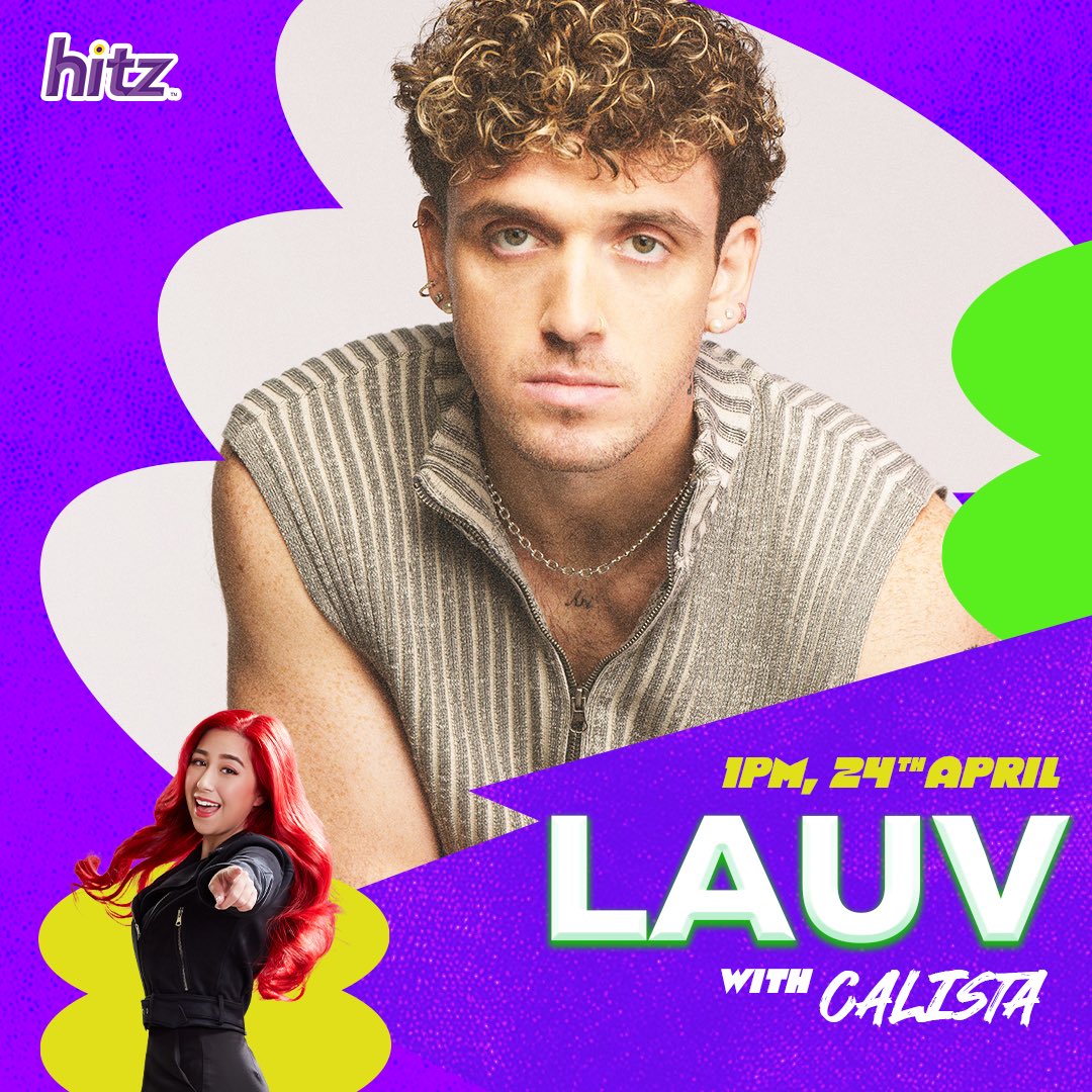 It’s not a potential, it’s a REALITY!!!😍 #LAUV is here joining @calistaleahliew to talk about his new single #Potential and more! TUNE IN at 1PM at hitz.com.my or the #SYOK app! #HITZDays #LAUVOnHITZ