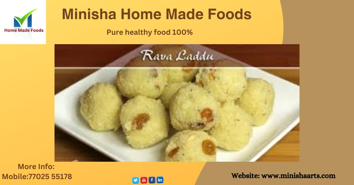 Minisha Home Made Foods
Pure healthy food 100%

 Mobile:+91-77025 55178
 minishaarts.com
#minisha#home#made#foods #SouthIndianCuisine #IndianRestaurant #AuthenticFlavors #Biryani #Dosa #Curry #VegetarianOptions #FoodieHeaven #TasteofIndia #FamilyFriendly #LocalFavorite