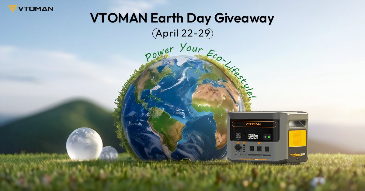 🌿🎁 Join VTOMAN’s Earth Day Challenge! Follow @VTOMAN_Official, make eco-friendly changes, and win! Tag friends & share your actions. #VTOMANEarthDayChallenge 🌍💚