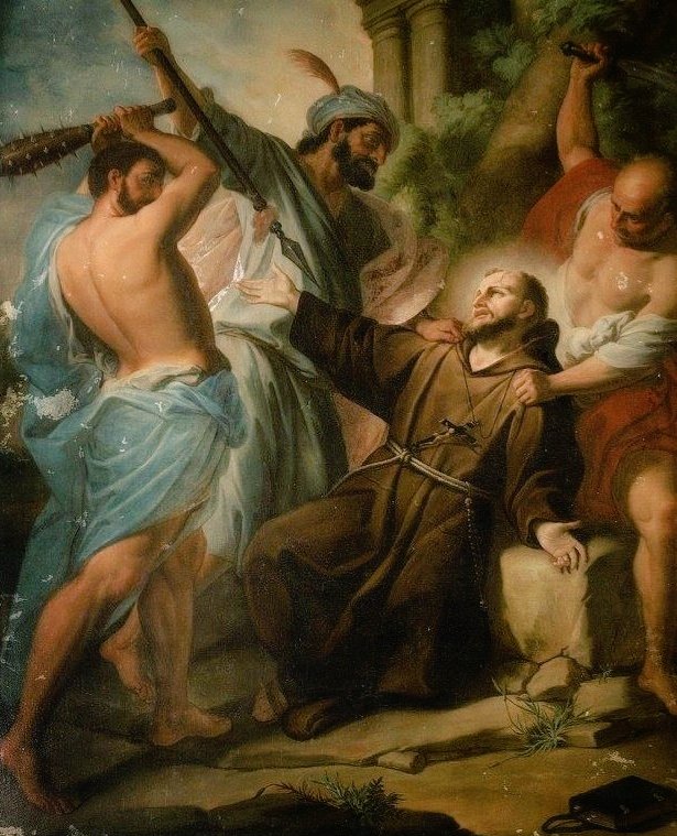 St. Fidelis of Sigmaringen (1622)

For a time he was a lawyer advocating for the poor. He entered the Capuchin Order and was sent on a mission to Switzerland. He converted so many Huguenots and Calvinists that his enemies grew furious and stabbed him to death.