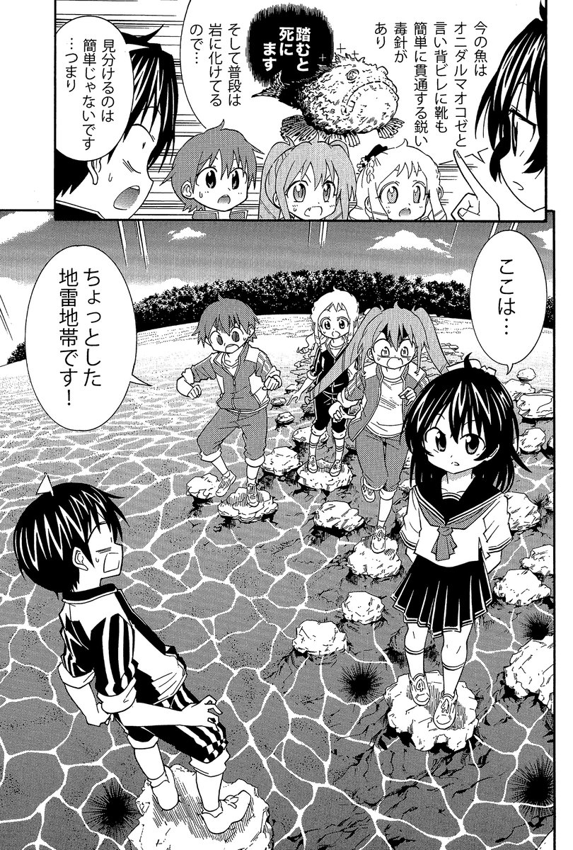 【ふむとタヒぬ!自然の罠に注意】(2/2)
浅瀬の岩礁で遊ぶ際はコイツに注意しましょう 思った以上に見つけづらいです
#オニダルマオコゼ