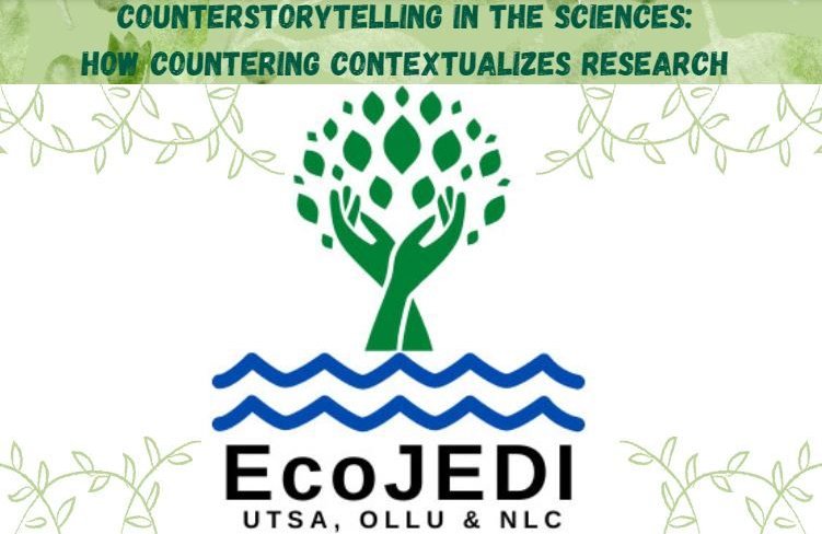 Grateful to share my #science #counterstory for the #EcoJEDI Scholar Program at UTSA, OLLU, and NLC today. Honored to be invited as students continue the development of their counterstories like the one Angel Velasquez so beautifully modeled. 🙏🏽 #SciEd
lnkd.in/gE5MK87r