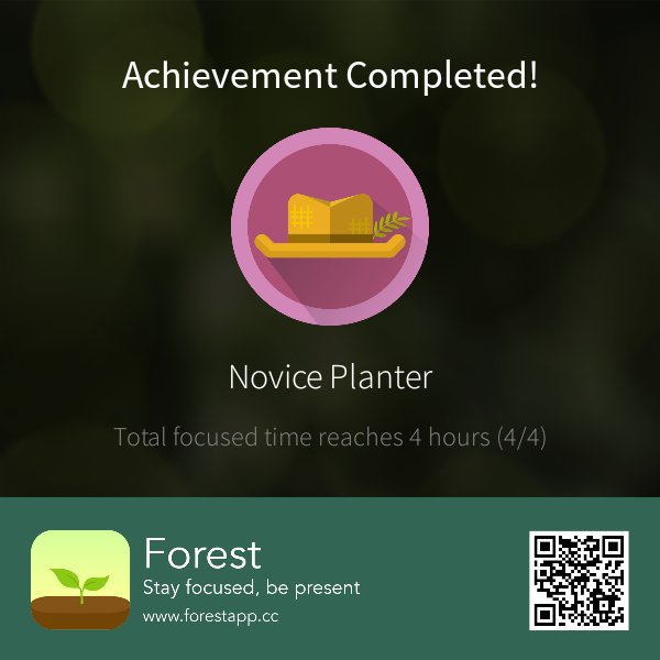 Forest app is awesome
#Productivity #ProductivityTips