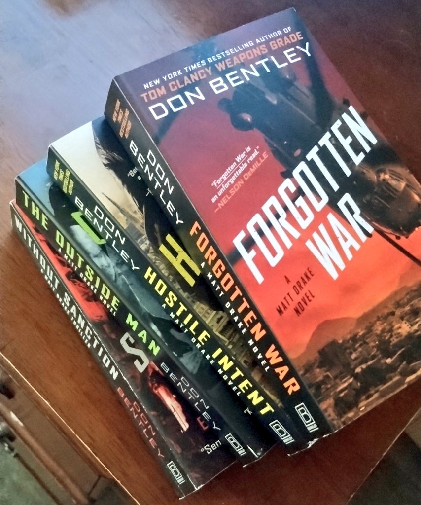 SteveMichAlmo09's tweet photo. Added another action packed thriller to the #MattDrake stack! The latest paperback from NY times bestselling author @bentleydonb #ForgottenWar! These books are so damn fun! They have action, comedy, and heart! Keep up the good work brother! I know #MitchRapp is in great hands! https://t.co/1JdIKaRfzr