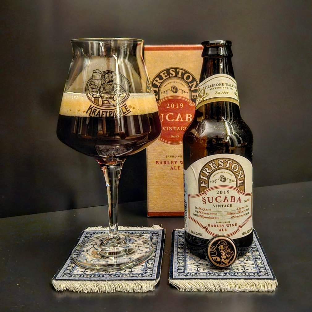 brunnenbraeu's tweet photo. Firestone Walker – §ucaba – Barley Wine Ale – Vintage 2019 (*****) 11,3%
#beeronthecarpet #keinbierfürnazis
#firestonewalker #§ucaba #sucaba #barleywine https://t.co/l92w2dfSC7