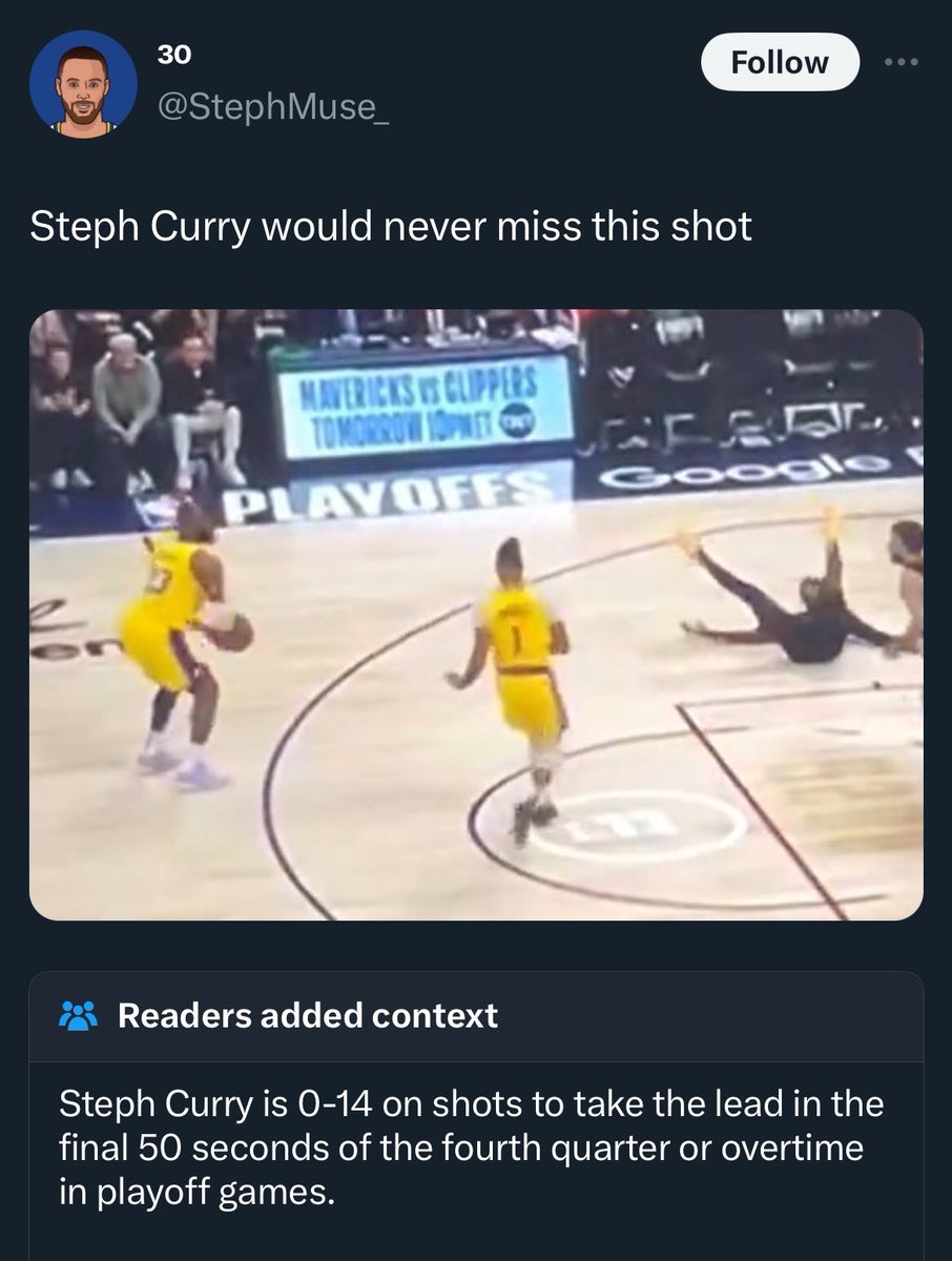 Tears in my eyes man. This is why Curry fans should stop trying to force this convo