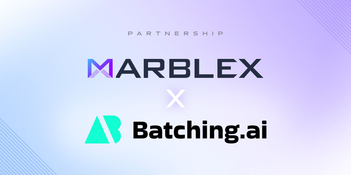 📢 MARBLEX and @BatchingAI forms strategic partnership! Here are some key pointers to watch for: 🎮 Expansion of #web3 #GameFi ecosystems 🤝 Cross-chain transactions of digital assets 🔗 Widespread utilization of #MARBLEX #NFTs across blockchain networks Read the full article