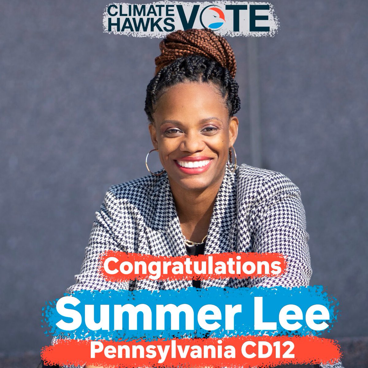 🎉 @SummerForPA has won her primary, faced down a Democratic challenger funded by Republican money, and it wasn’t even close. nytimes.com/.../results-pe…... Thanks to al the #climatehawks who showed up, made calls and more. Chip In to help us keep winning! secure.actblue.com/donate/climate…
