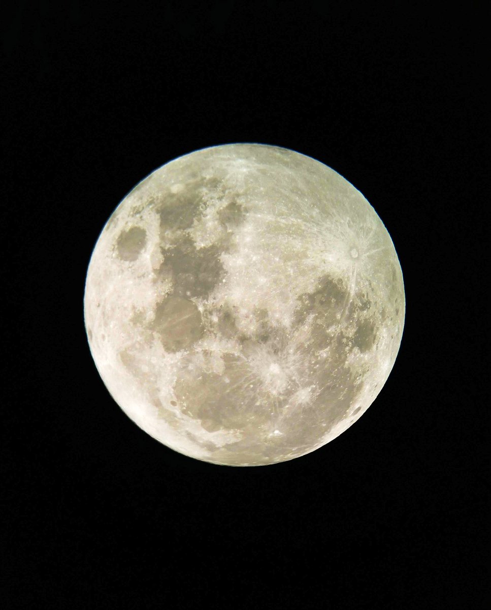 La luna de esta noche se le conoce como luna rosa o luna de abril, es la primera luna llena de la primavera. Se las comparto antes de descansar. Muy buenas noches. 📸: Seba Campos