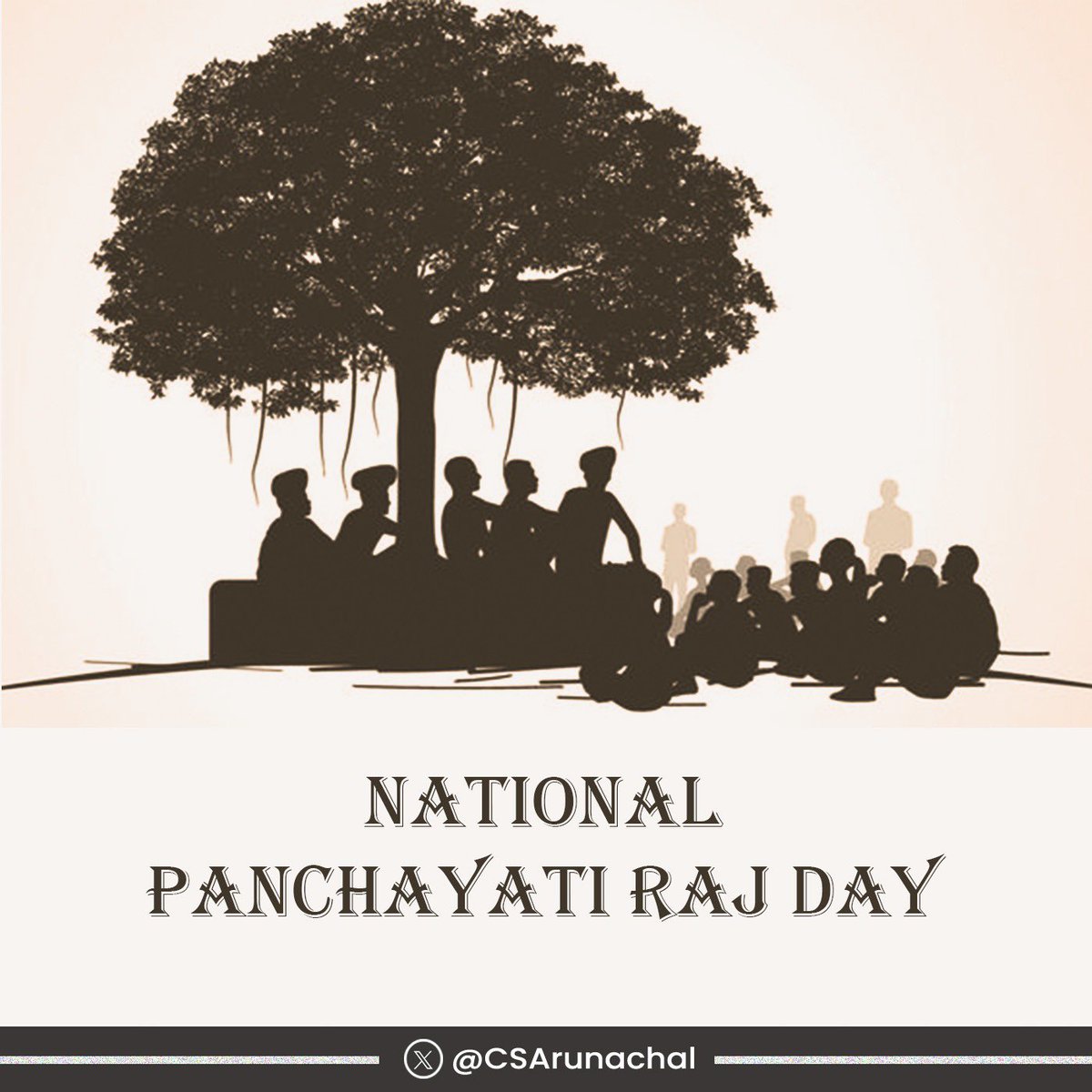 On #NationalPanchayatiRaj Day, let's commemorate the spirit of grassroots democracy and local self-governance that empowers our villages and communities. Panchayats are instrumental in rural development, fostering inclusive growth and participatory decision-making. Today, let's
