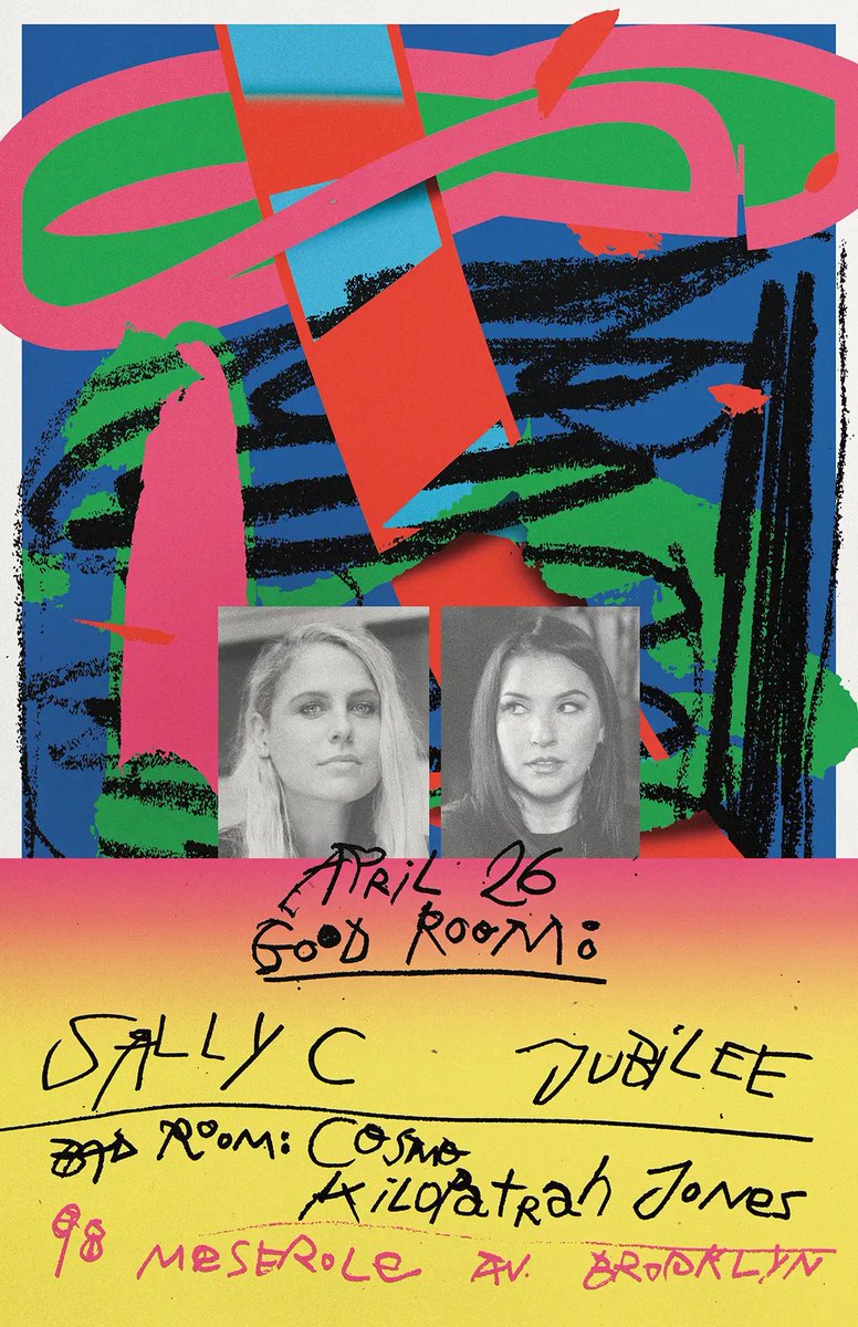 Whether via her DJ sets or label Big Saldo’s Chunkers, Sally C has developed one of the most distinctive sonic signatures in electronic music. She’ll be in the main room with Jubilee this Friday 4.26 👯‍♀️ ra.co/events/1883655