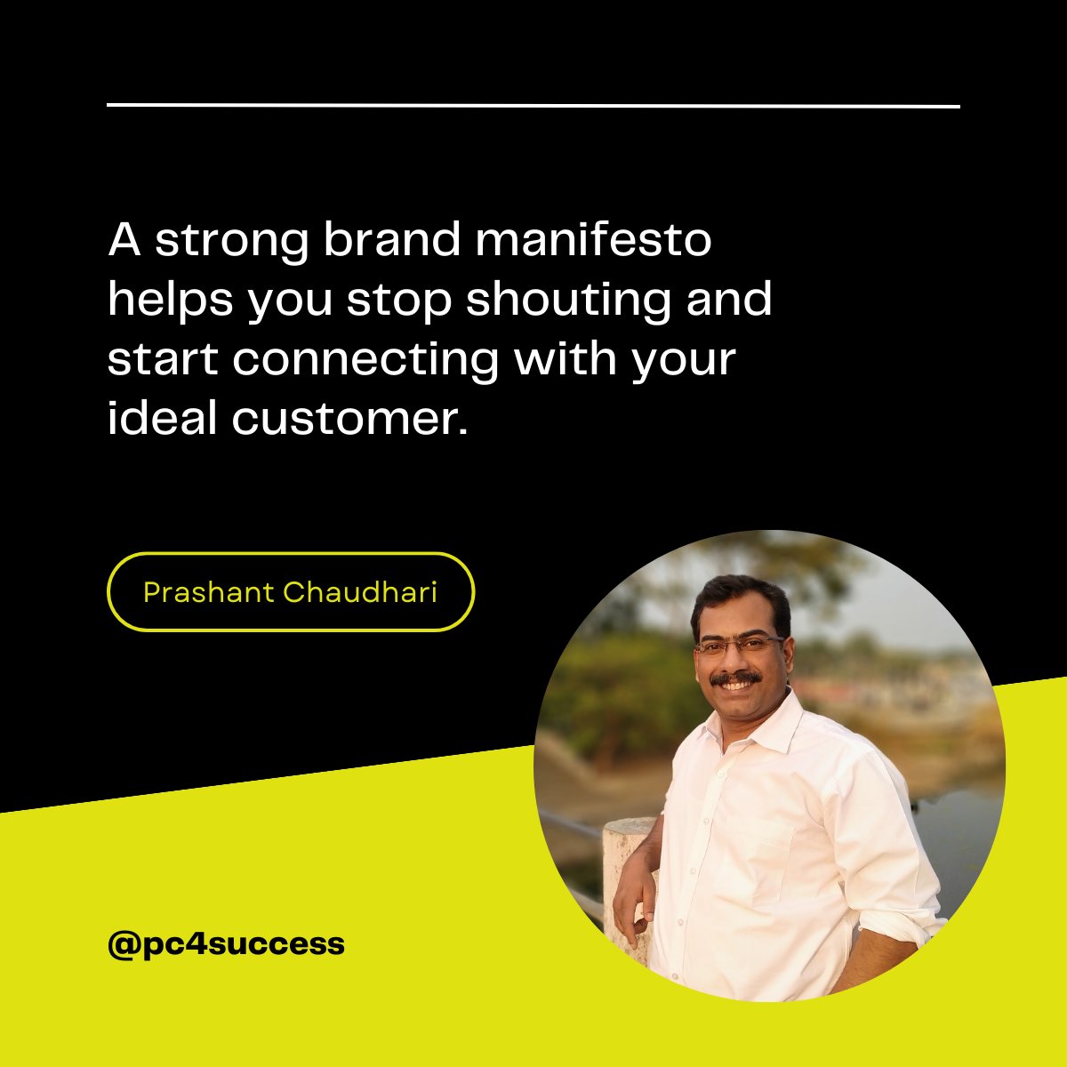 'A strong brand manifesto helps you stop shouting and start connecting with your ideal customer.' #customerfocus #knowyouraudience #marketingtips D