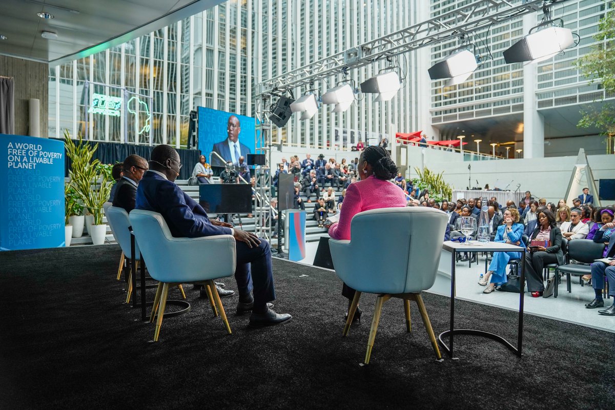 Electricity access is a human right and crucial for development. @WorldBank Group and @AfDB_Group aim to give power to 300M Africans by 2030. Watch the #WBGMeetings event replay to learn more: wrld.bg/n8bF50Rmi3O #EnergyAccess