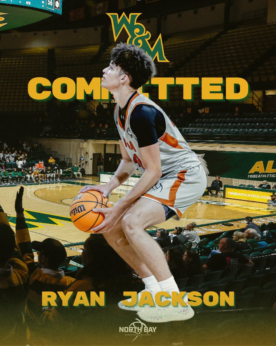 Congrats to Ryan Jackson Jr. on his commitment to William & Mary! He had a huge impact on our 17U team’s run to the Final 4 at the UA Rise Finals. A terrific fit with Coach Earl and the Tribe!