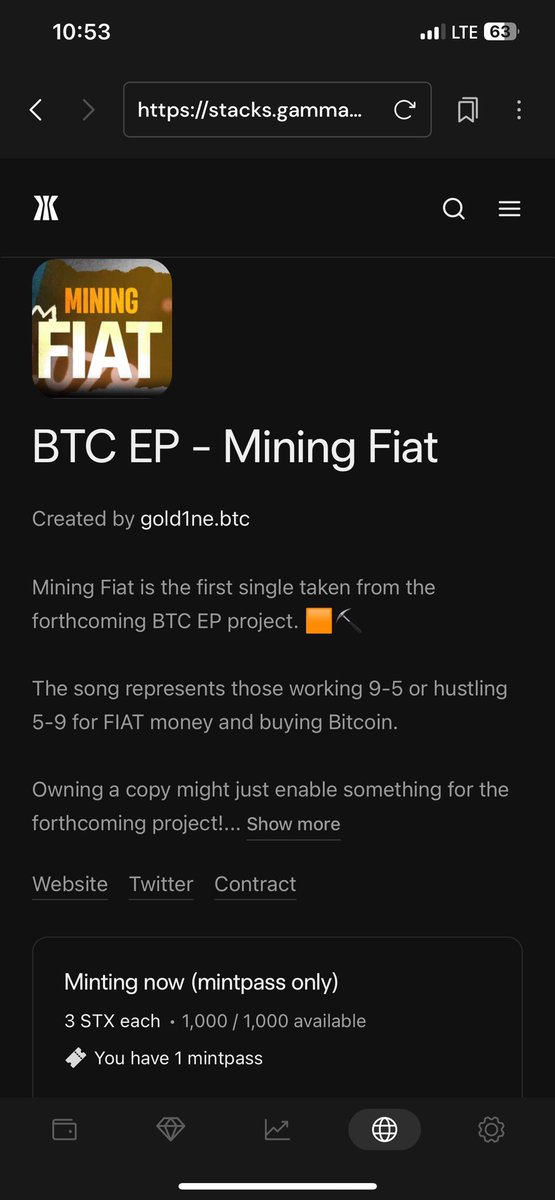 BTC_EP's tweet photo. The Mintpass is LIVE for those who had Whitelisted! ๐ซก
Mining Fiat (Single)- BTC EP ๐ง
https://t.co/hc9va9fR59
@3hunnatheArtist @SAGA_is_SEGA @goodbyebtc @GHOSTBREATH1
#WLMint #BTCEP #STX https://t.co/oKKoAGWis7