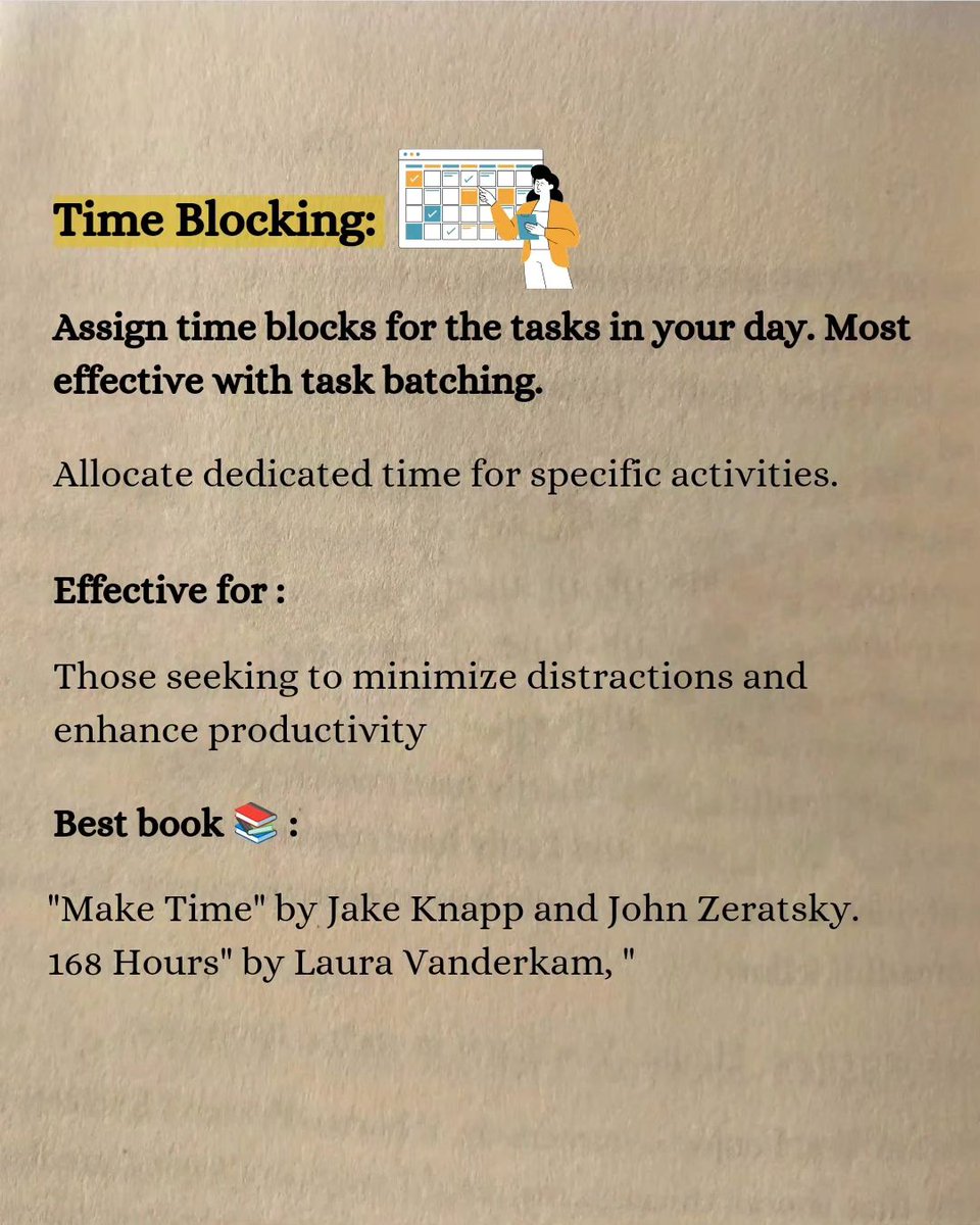 How to master time: