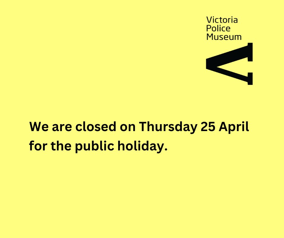We will be closed on Thursday 25 April for the public holiday and open again Friday 26 April.