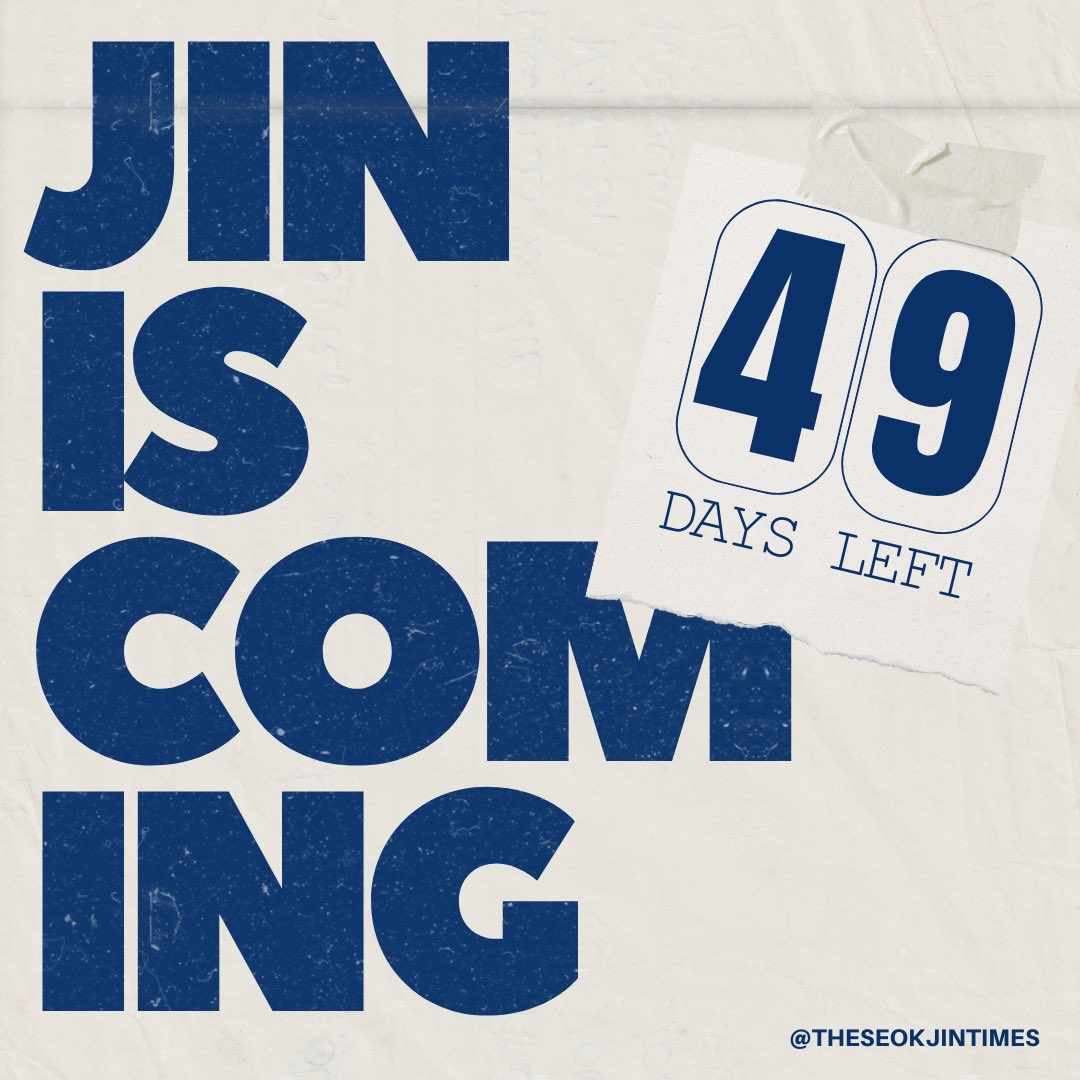 Happiness is .... feeling excited until #JIN retuns